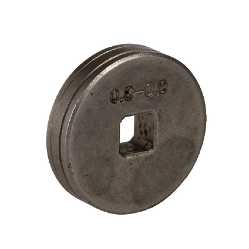 Vorschubrolle einzeln 0,6 – 0,8mm V-Nut für Stahl-, Edelstahldraht