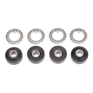 Vorschubrollenpaar mit Zahnkranz für Aluminiumdraht 1,0 mm