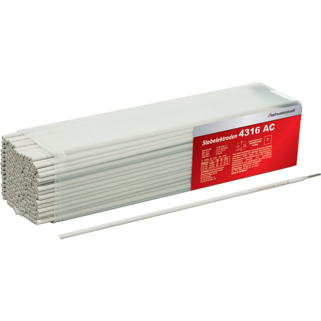 Stabelektrode 4316 AC 2,5 x 300 mm, 234 Stück