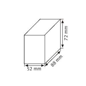 Kohleblock zum Bearbeiten 88 x 72 x 52 mm