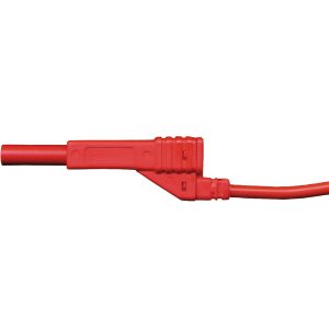 Messkabel inklusive Stecker rot, Ø 4 mm, Länge 5 m