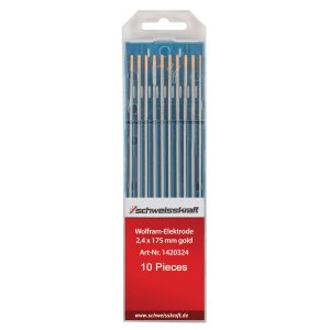 Wolframelektroden WL 15 gold (1,5% Lanthan LaO2) 1,0 x 175 mm