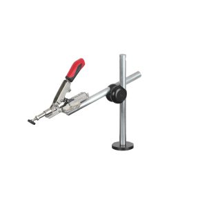 Waagrechtspanner auf Stativ mit Klemmbolzen für Lochplatten Ø 16 mm