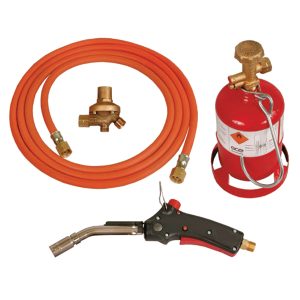 Hart- und Weichlöt-Garnitur mit Flasche