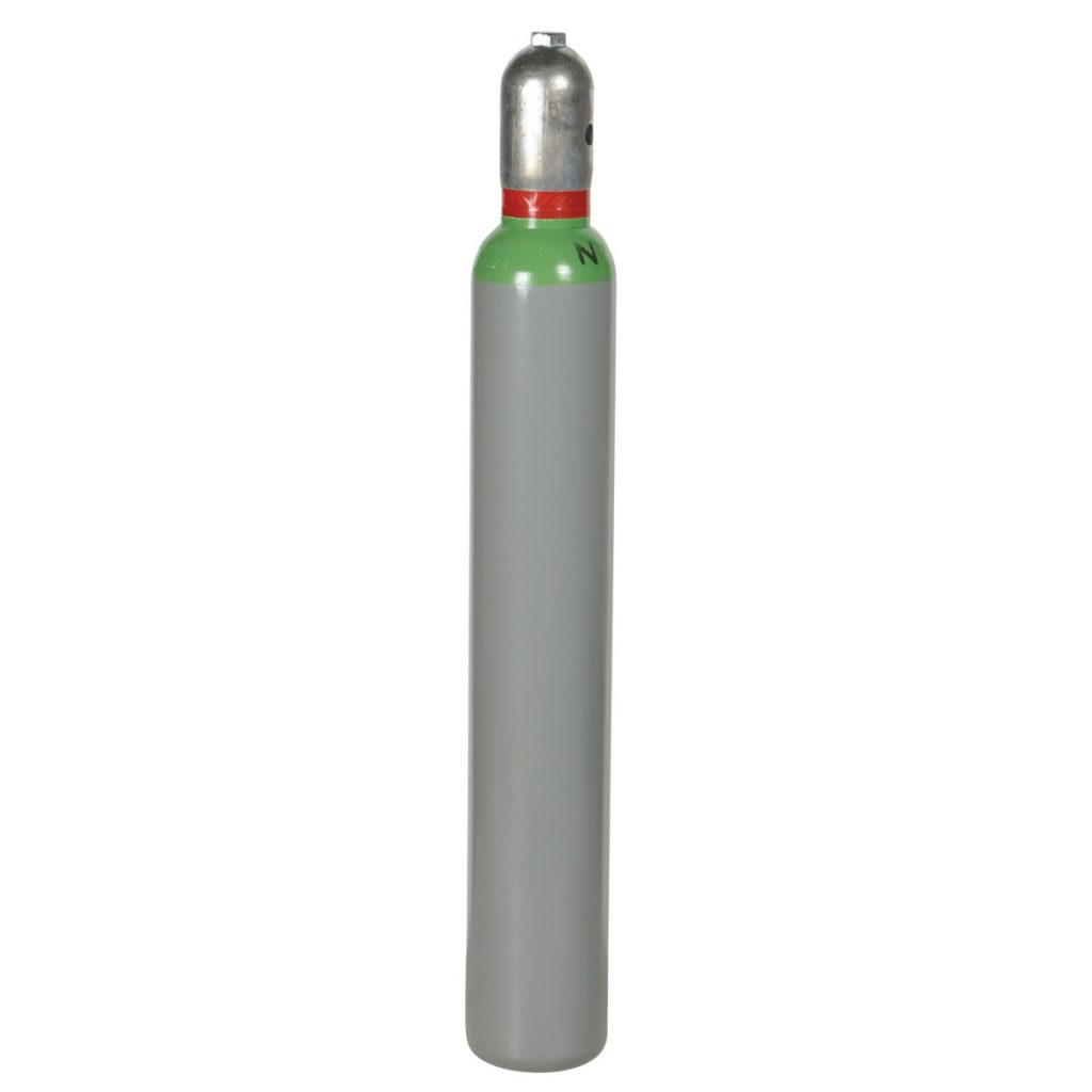 Stahlflasche mit Füllung Mischgas 10 l