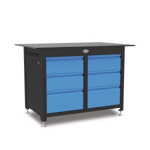 Siegmund Workstation 1208 geschlossen inklusive 6 Schubladen