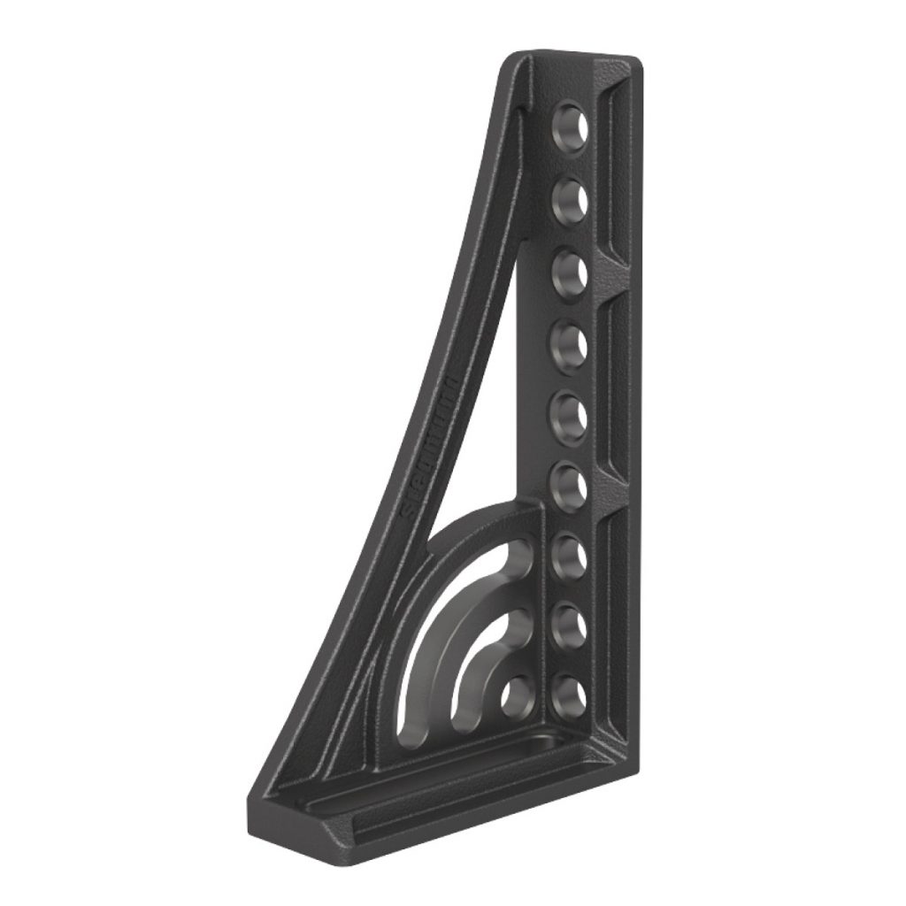 Anschlag- und Spannwinkel 500 G mit Drehwinkel links - 20 mm / nitriert