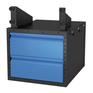 Sub Table Box abschließbar mit zwei Schubladen für System 28