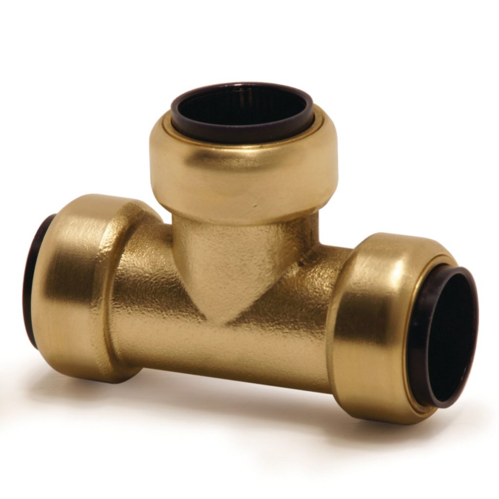 T-Reduzier-Steckverbinder (Messing) 22x15x22 mm