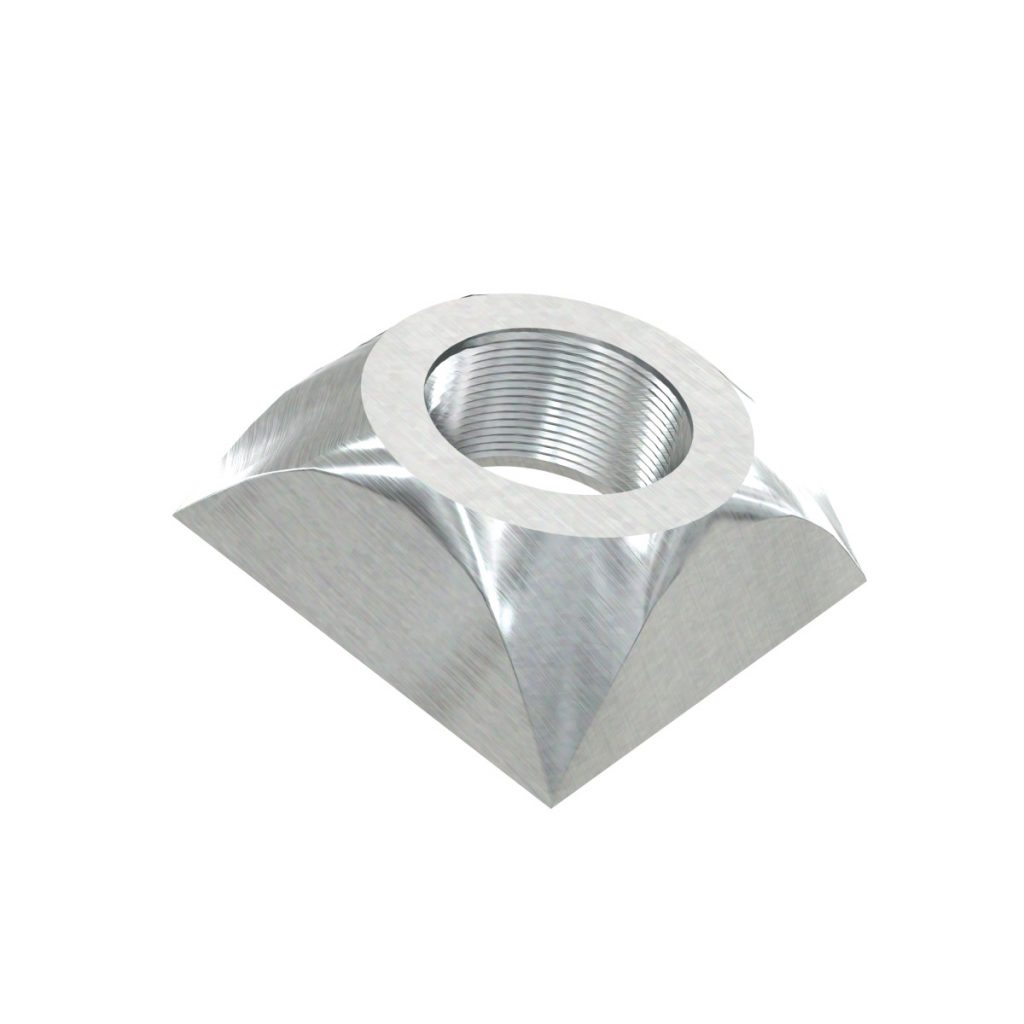 Vierkantmutter für Befestigungshalter Ø 32/40/50/63mm M6