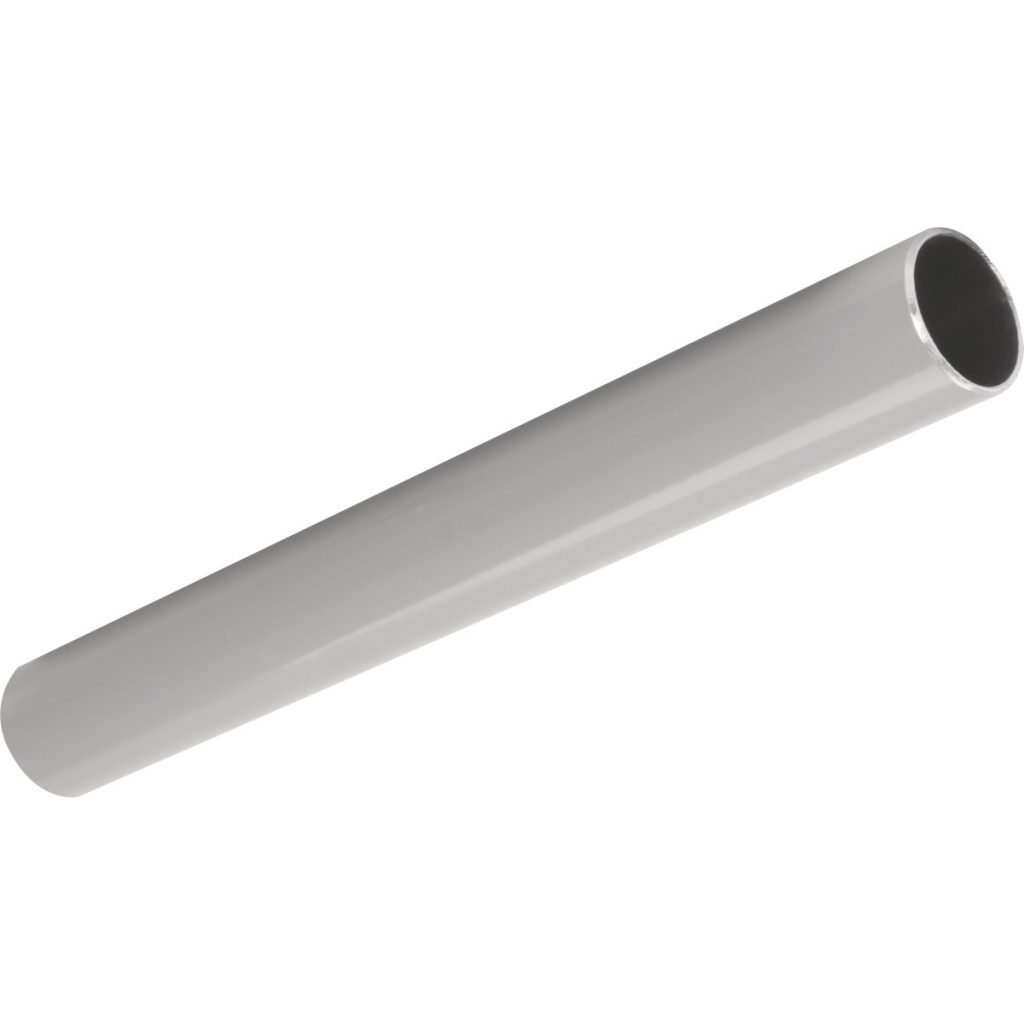 Aluminiumrohr Ø 15 mm, Stange 6 m, graubeschichtet