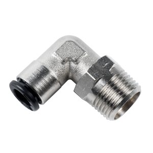 Push-in-Stecker 3/8" AG x 8 mm, Winkel, 16 bar
