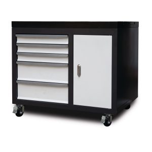 Unterbau mit Aufspanntisch für Gewindeschneidapparate