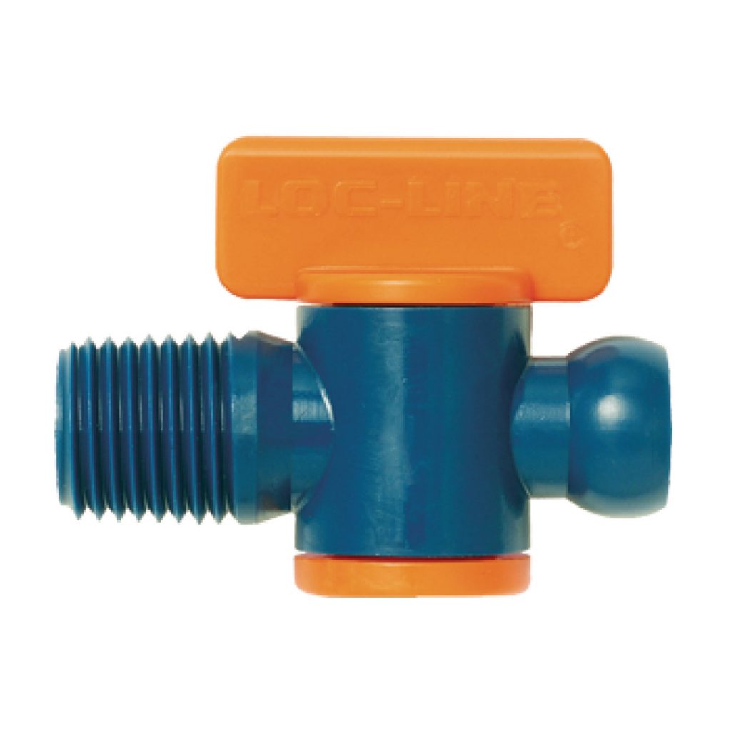 Absperrhahn für Gelenkschlauch RP 1/2''