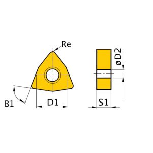 HM-Ersatzwendeplatten ISO WNMG080408