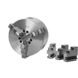 OPTIMUM Dreibackendrehfutter zentrisch spannend Ø 160 mm Camlock DIN ISO 702-2 Nr. 4