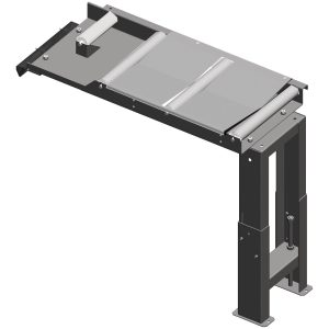 Verbindungsrollenbahn 390 mm, Abfuhrseite, für 60°-Schnitte