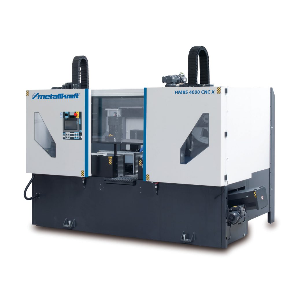 Vollautomatische Zwei-Säulen-Horizontal-Metallbandsäge HMBS 4000 CNC X