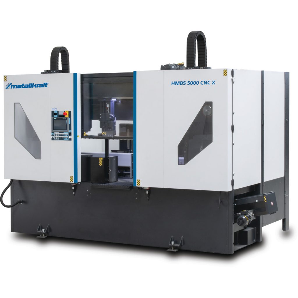 Vollautomatische Zwei-Säulen-Horizontal-Metallbandsäge HMBS 5000 CNC X