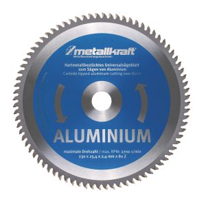 Sägeblatt für Aluminium Ø 230 x 2,4 x 25,4 mm