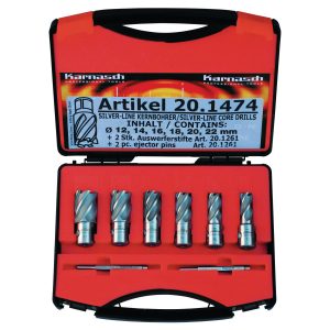 Kernbohrer-Set SILVER-LINE 25 Weldon Set