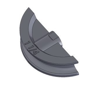 Grauguß-Biegesegment 1 1/4"