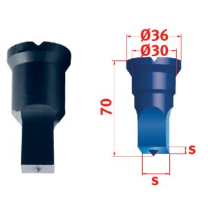 Vierkant-Stempel Nr.2 10 mm