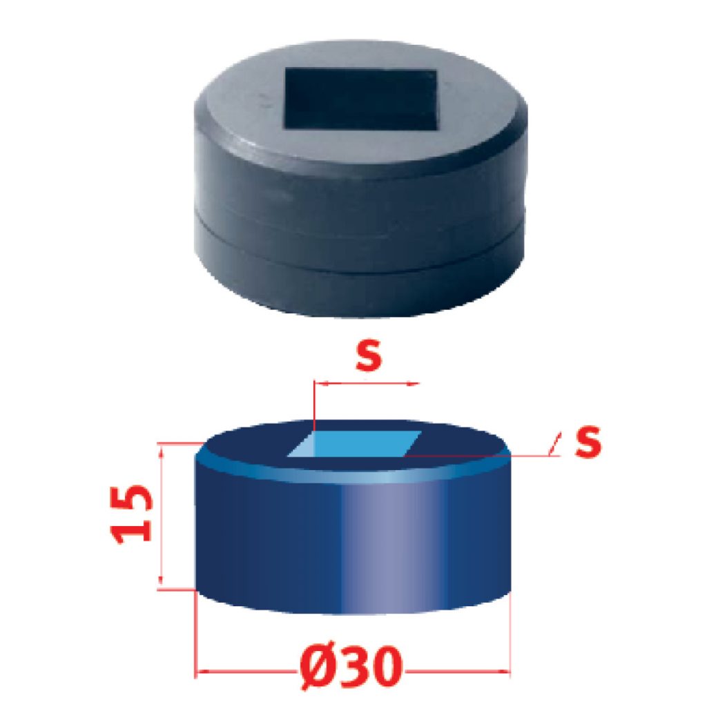 Vierkant-Matrize Nr.30 10,2 mm