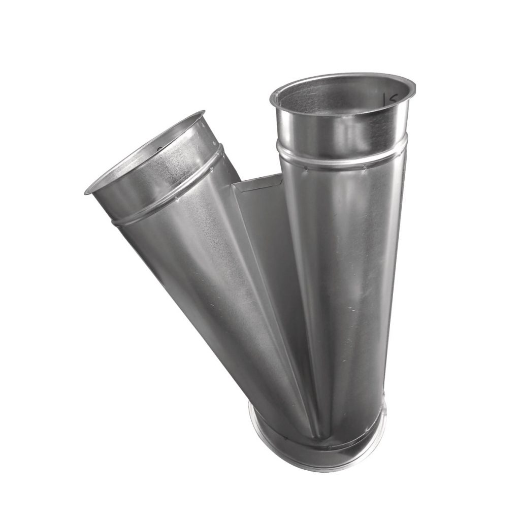 Hosenstück Ø120mm - Ø80mm - Ø80mm