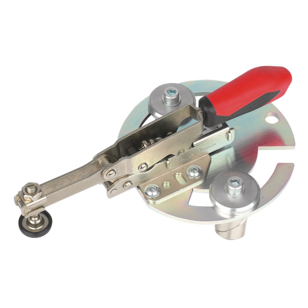Senkrechtspanner für Lochrasterplatte Ø 20 mm