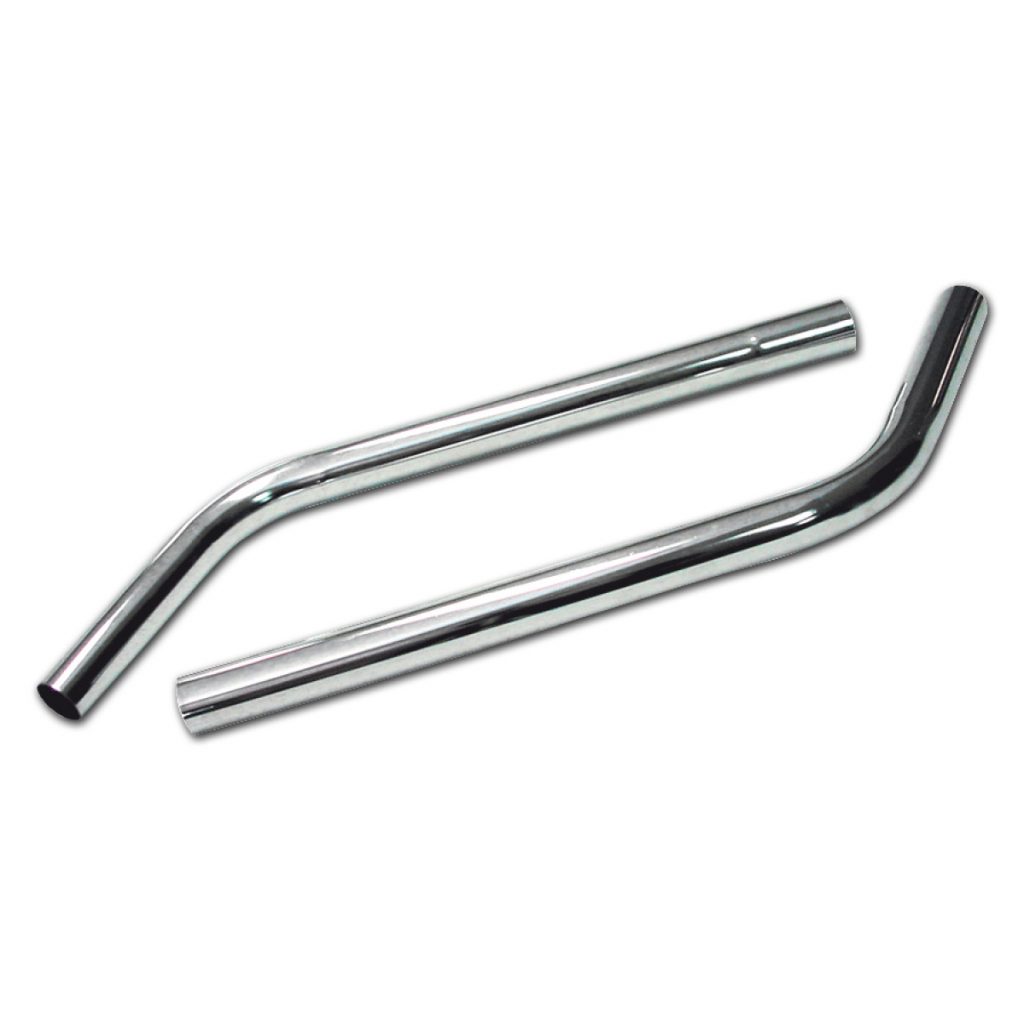 Saugrohr, antistatisch Ø 34 mm / 2 x 0,58 m, verchromt